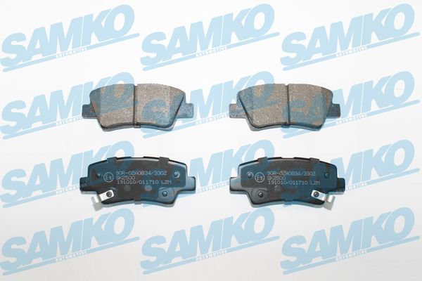 Комплект гальмівних накладок, дискове гальмо SAMKO 5SP1710