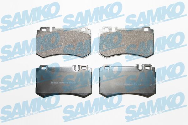 Комплект гальмівних накладок, дискове гальмо SAMKO 5SP1719