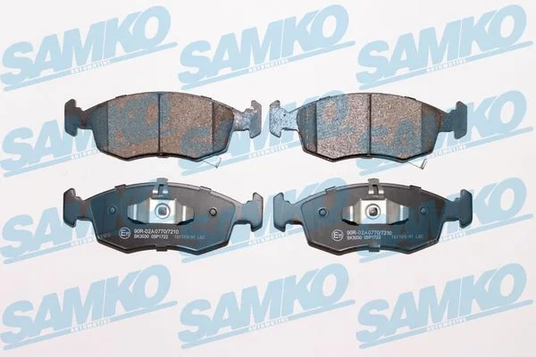 Stabdžių trinkelių rinkinys, diskinis stabdys SAMKO 5SP1722