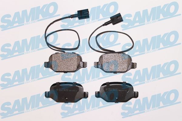 Комплект гальмівних накладок, дискове гальмо SAMKO 5SP1723