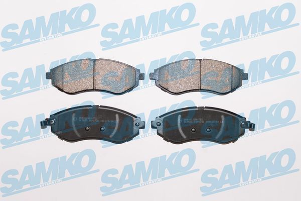 Комплект гальмівних накладок, дискове гальмо SAMKO 5SP1730