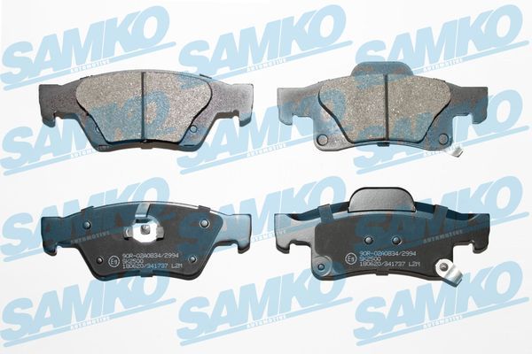 Brake Pad Set, disc brake SAMKO 5SP1737