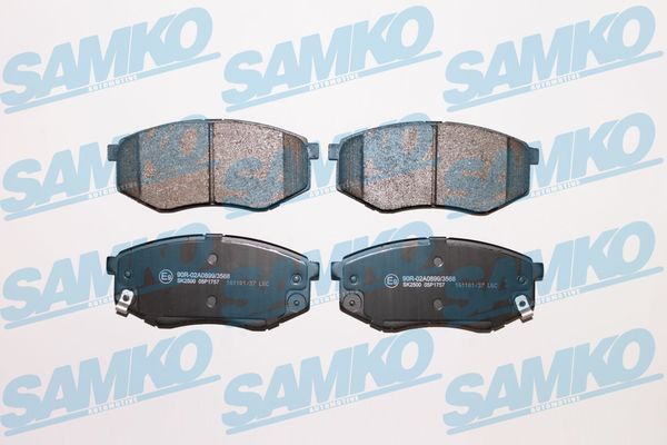 Brake Pad Set, disc brake SAMKO 5SP1757