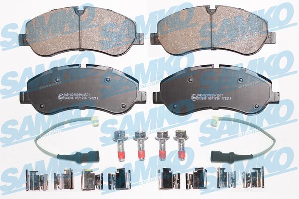 Brake Pad Set, disc brake SAMKO 5SP1786A