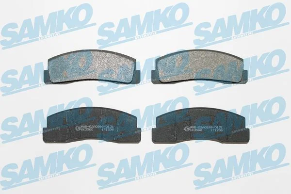 Stabdžių trinkelių rinkinys, diskinis stabdys SAMKO 5SP179