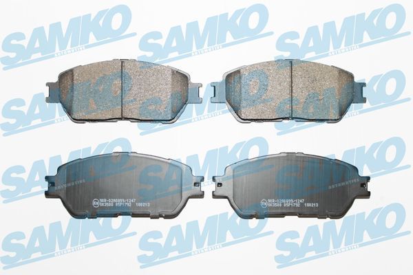 Brake Pad Set, disc brake SAMKO 5SP1792