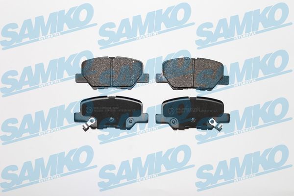 Комплект гальмівних накладок, дискове гальмо SAMKO 5SP1802