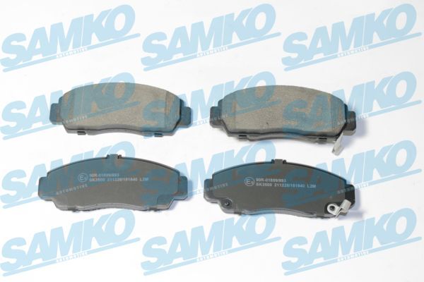 Комплект гальмівних накладок, дискове гальмо SAMKO 5SP1840