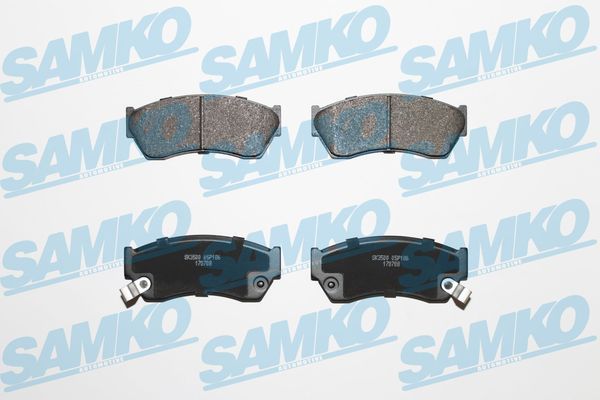 Brake Pad Set, disc brake SAMKO 5SP186