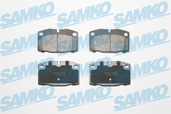 Комплект гальмівних накладок, дискове гальмо SAMKO 5SP190