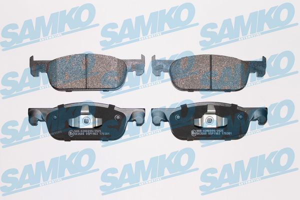 Brake Pad Set, disc brake SAMKO 5SP1963