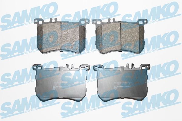 Комплект гальмівних накладок, дискове гальмо SAMKO 5SP1972