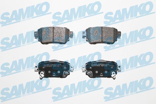 Brake Pad Set, disc brake SAMKO 5SP1992