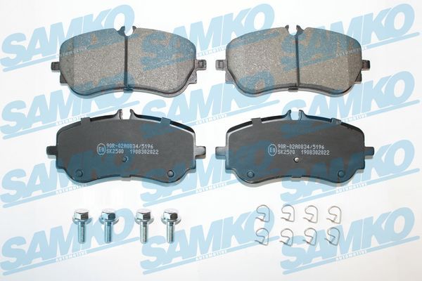 Brake Pad Set, disc brake SAMKO 5SP2022