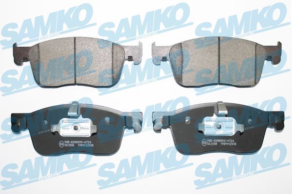 Комплект гальмівних накладок, дискове гальмо SAMKO 5SP2030