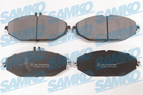 Brake Pad Set, disc brake SAMKO 5SP2037