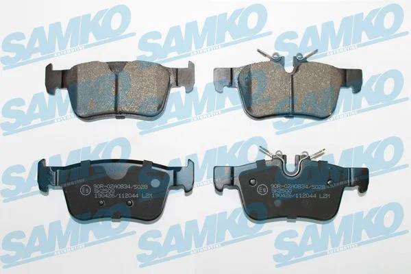 Stabdžių trinkelių rinkinys, diskinis stabdys SAMKO 5SP2044