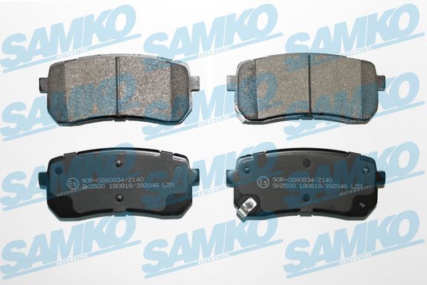 Brake Pad Set, disc brake SAMKO 5SP2046