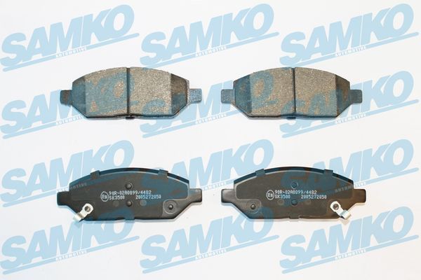 Stabdžių trinkelių rinkinys, diskinis stabdys SAMKO 5SP2050