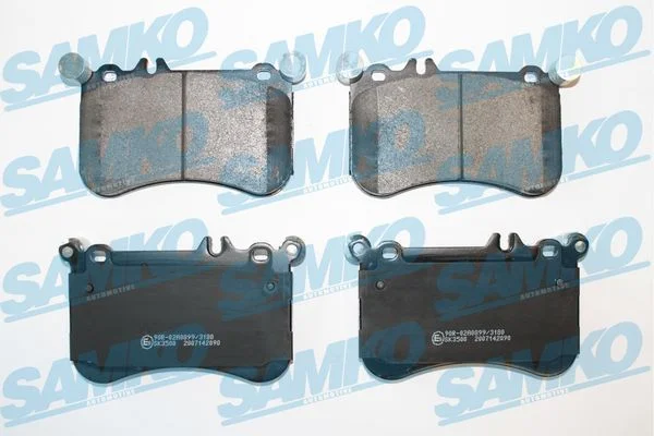 Stabdžių trinkelių rinkinys, diskinis stabdys SAMKO 5SP2090