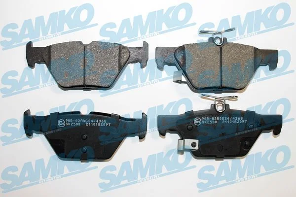 Stabdžių trinkelių rinkinys, diskinis stabdys SAMKO 5SP2097