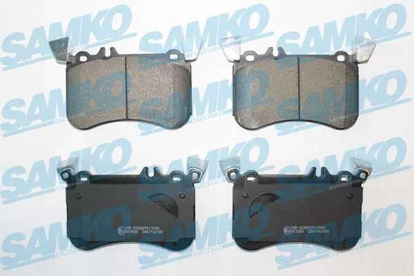 Stabdžių trinkelių rinkinys, diskinis stabdys SAMKO 5SP2100