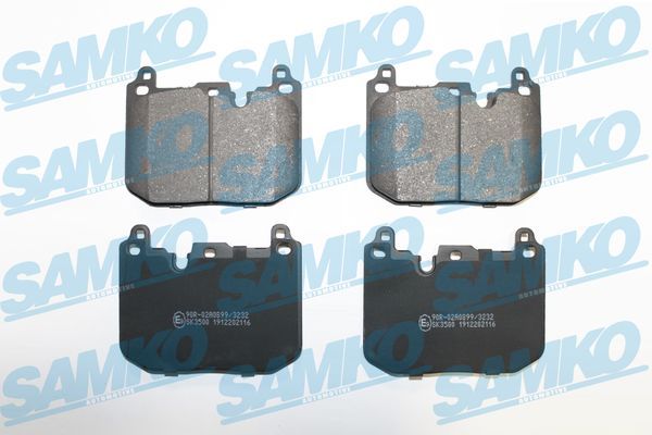 Brake Pad Set, disc brake SAMKO 5SP2116