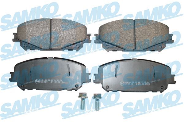 Комплект гальмівних накладок, дискове гальмо SAMKO 5SP2126