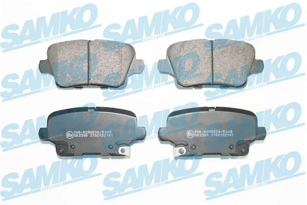Stabdžių trinkelių rinkinys, diskinis stabdys SAMKO 5SP2141