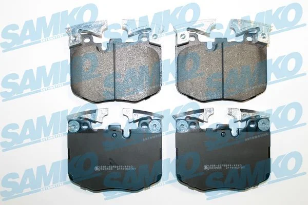 Stabdžių trinkelių rinkinys, diskinis stabdys SAMKO 5SP2157