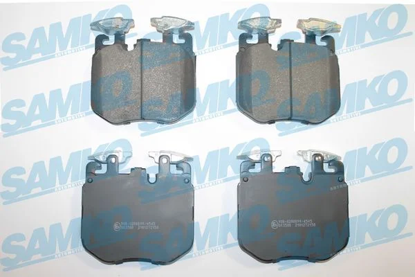 Stabdžių trinkelių rinkinys, diskinis stabdys SAMKO 5SP2158