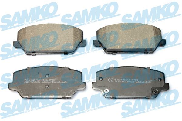 Brake Pad Set, disc brake SAMKO 5SP2165