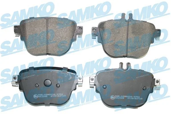 Stabdžių trinkelių rinkinys, diskinis stabdys SAMKO 5SP2168