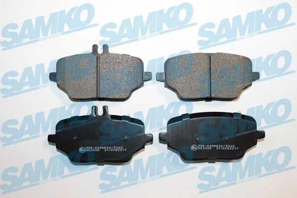 Stabdžių trinkelių rinkinys, diskinis stabdys SAMKO 5SP2217