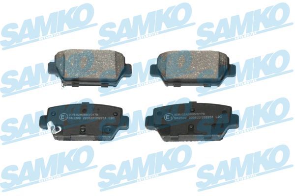 Brake Pad Set, disc brake SAMKO 5SP2231
