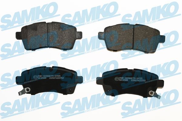 Brake Pad Set, disc brake SAMKO 5SP2252