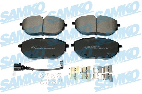 Brake Pad Set, disc brake SAMKO 5SP2253AK