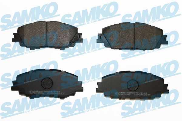 Brake Pad Set, disc brake SAMKO 5SP2271