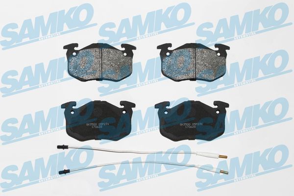 Brake Pad Set, disc brake SAMKO 5SP231