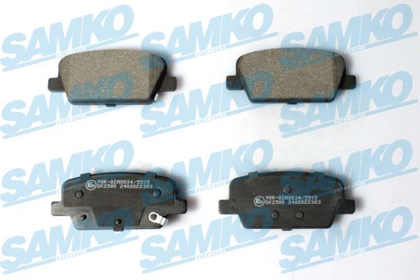 Brake Pad Set, disc brake SAMKO 5SP2383