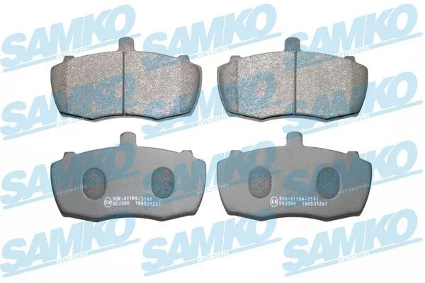 Stabdžių trinkelių rinkinys, diskinis stabdys SAMKO 5SP261
