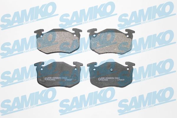 Комплект гальмівних накладок, дискове гальмо SAMKO 5SP275
