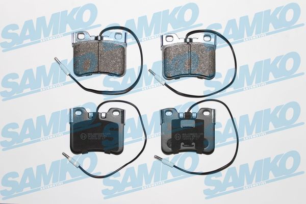 Комплект гальмівних накладок, дискове гальмо SAMKO 5SP283