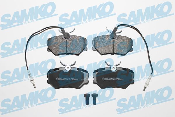 Комплект гальмівних накладок, дискове гальмо SAMKO 5SP293