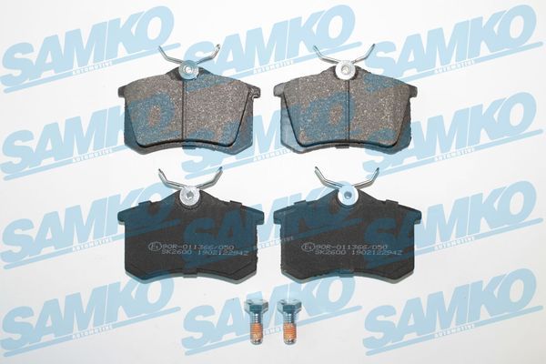 Комплект гальмівних накладок, дискове гальмо SAMKO 5SP294