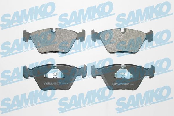 Комплект гальмівних накладок, дискове гальмо SAMKO 5SP296