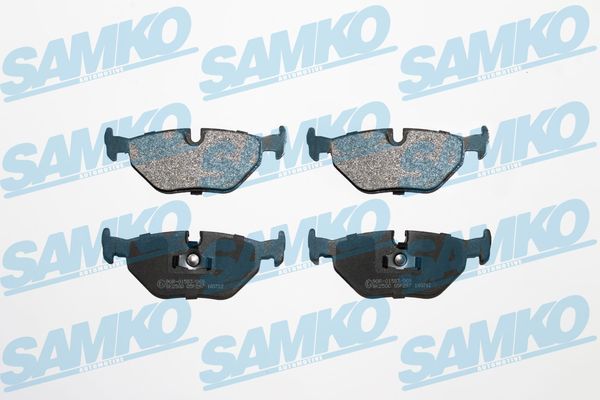Комплект гальмівних накладок, дискове гальмо SAMKO 5SP297