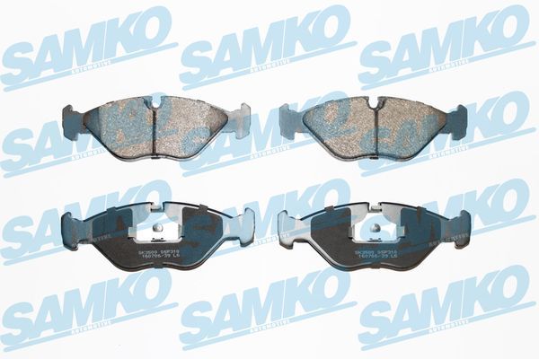 Комплект гальмівних накладок, дискове гальмо SAMKO 5SP310