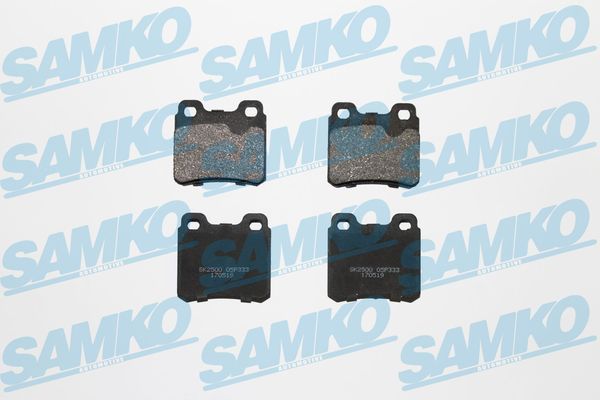 Brake Pad Set, disc brake SAMKO 5SP333