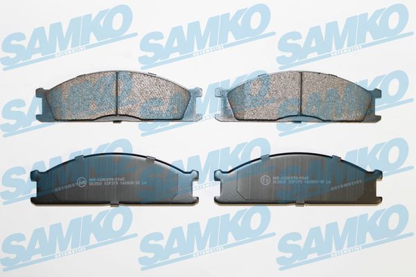 Комплект гальмівних накладок, дискове гальмо SAMKO 5SP379